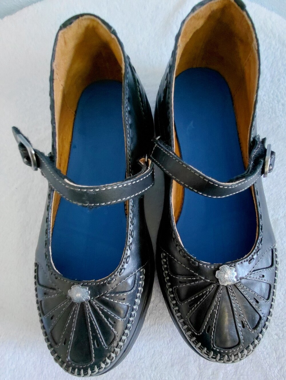 Dr. Comfort Paradise Women's Dress Black Leather Shoes Diabetic Size 7 XW